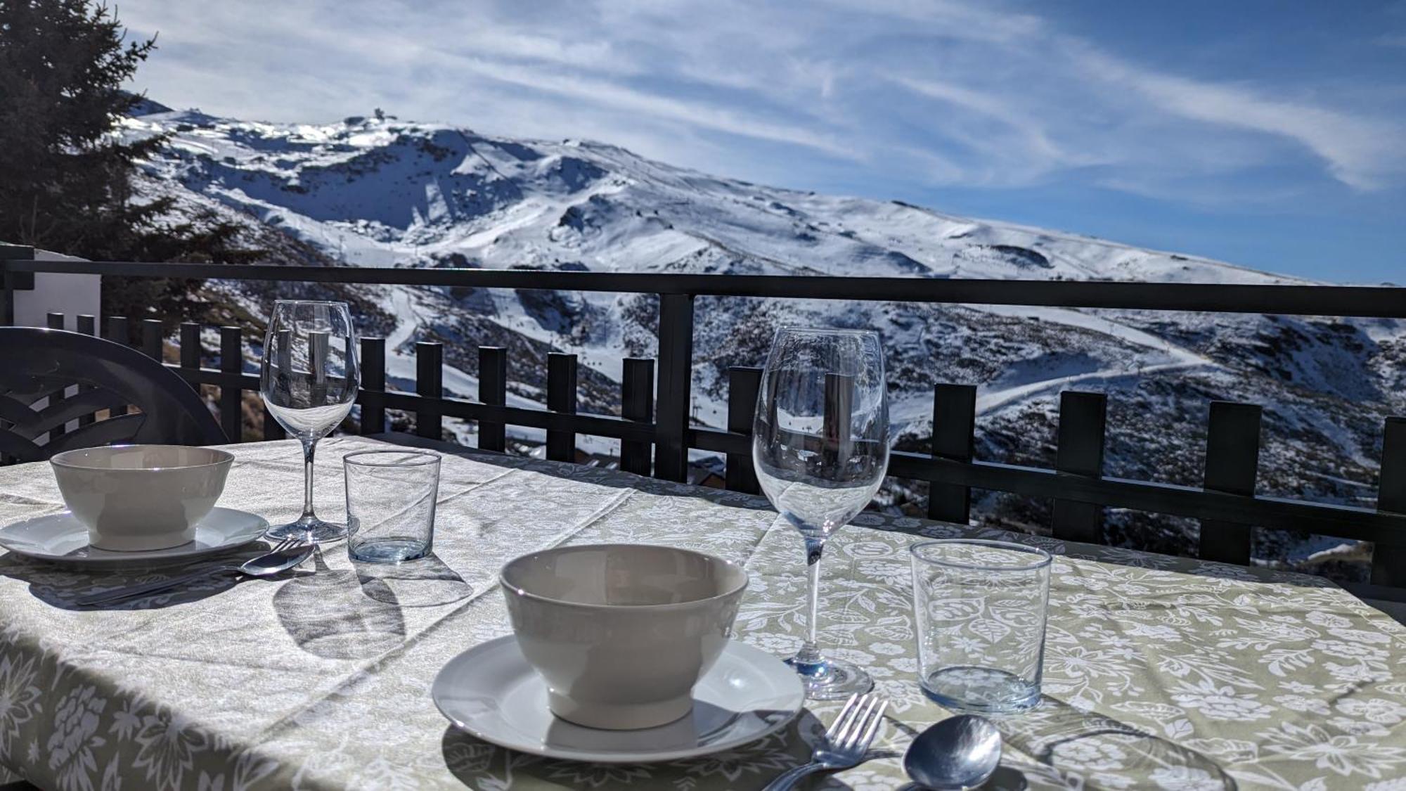 Apartamento Nievesol Con 2 Parking Y Wifi Sierra Nevada Exterior foto